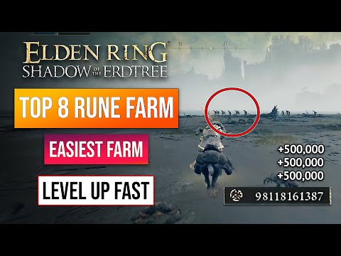 Elden Ring Rune Farm | Top 8 Easiest Rune Farm | 500K Runes Per Minute!