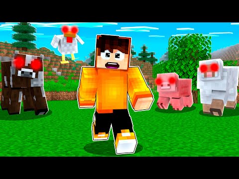 TODOS OS MOBS ME ATACÃO NO MINECRAFT! (IMPOSSÍVEL!)