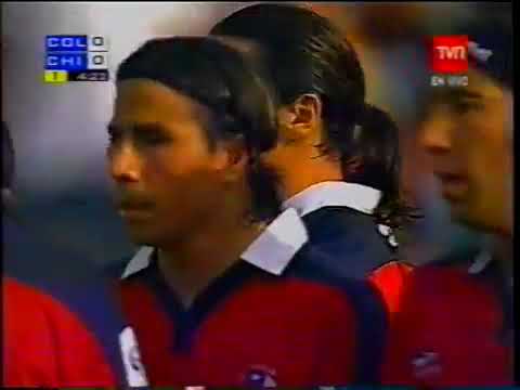 Eliminatorias Mundial 2006: Colombia 1-1 Chile (08/10/2005). Narración en español.