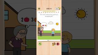 Brain Test 5 Level 47: Tim must memorize granny's shopping list Walkthrough