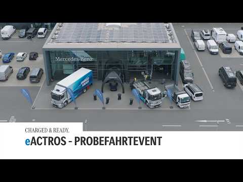 eActros 300 Probefahrtaktion bei Herbrand