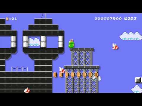 Super Mario Maker: Starfox incoming enemy Airships