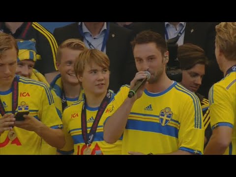 [LIVE] Måns Zelmerlöw - Heroes (Swedish U21 Team Welcome Party TV4 - Kungsträdgården)