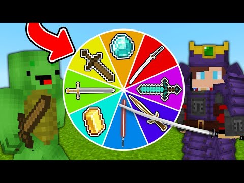 The Roulette of Weapons in Minecraft!