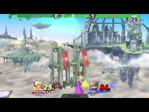 Donatos Biweekly 1/26 - CrazyColorz5 (Rosalina) vs Carls493 (Fox) - SSB4 Winners Semis