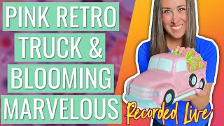 May 2024: Scentsy Warmer of the Month - Retro Pink Truck + Flower Delivery & Blooming Marvelous