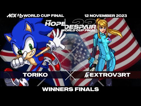 Toriko (Sonic) vs Extrov3rt (Zero Suit Samus) - Winners Finals - 2023 H/D WORLD CUP FINAL