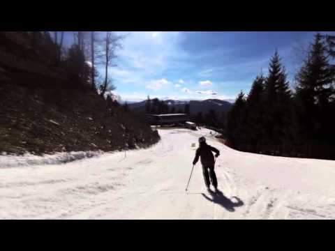 Garmin Virb gimbal - test on ski resort Cerkno
