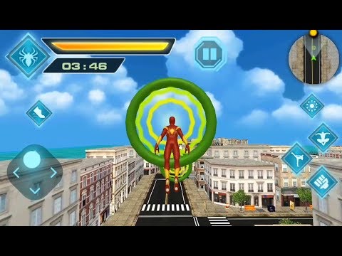 Flying Iron Spider Hero Adventure | Spider Hero Fly Simulator - Android GamePlay