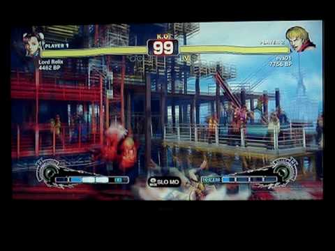SSF4:  Relix (Chun Li) vs eva01 (Ken) - GAF XBL 3 vs 3 Team Tourney - Set 3