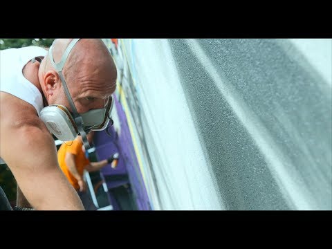 Gamo & Sèyo graffiti artists @Primart festival Geneva