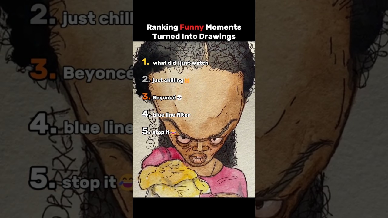 Ranking Funny Moments Turned Into Drawings