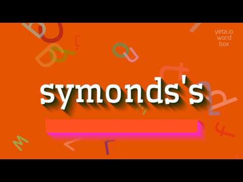 How to say "symonds's"! (High Quality Voices)