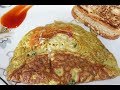 Breakfast Special Maggi Cheese Omelette Recipe मैगी ऑमलेट Egg Maggi