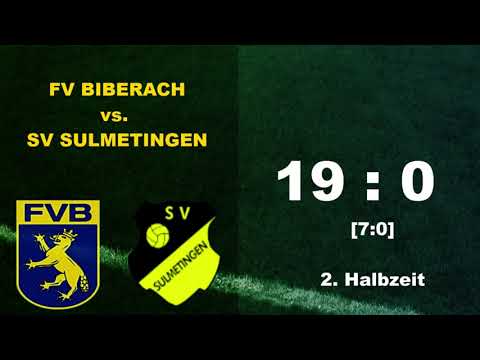 FV Biberach :  SV Sulmetingen - 2. Halbzeit: 12 Tore in 30 min!  D3 (E1) vs. D2