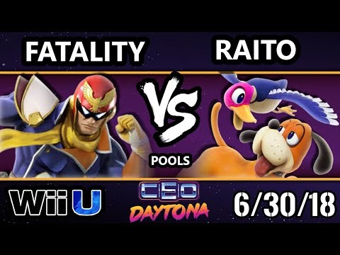 CEO 2018 Smash 4 - CND | Raito (Duck Hunt) Vs. Fatality (Captain Falcon) Wii U - Phase 2 Pools