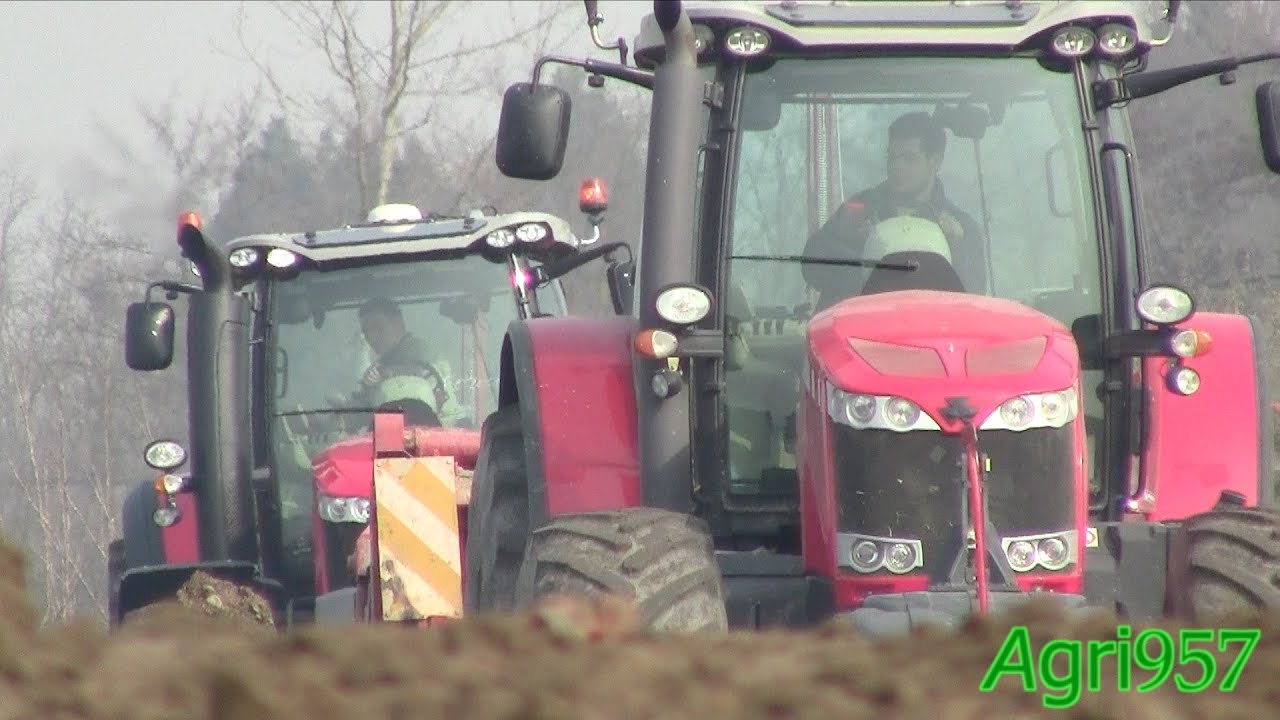 FIAT-ALLIS & 2x BIG MASSEY FERGUSON: 8737 - 8690 DYNA-VT | SCRAPERS MIGLIAVACCA - ITALY 2015