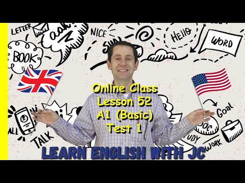 Online #52 - A1 (Basic) Test 1