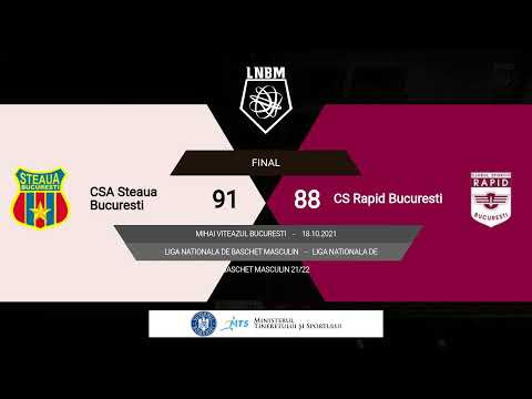 LNBM 2021-2022: Steaua București - Rapid București