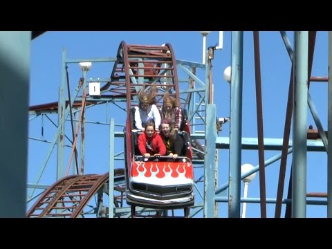 On-ride point of view of Wildcat