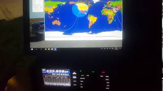 Yaesu FT-991A and SatPC32 12.8d on Satellite FO-29