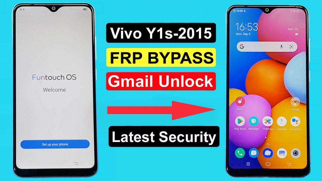 Vivo Y1s 2015 Google Account Remove | New Trick 2023 | Vivo Y1s PD2014F Frp/Gogoole Lock Unlock