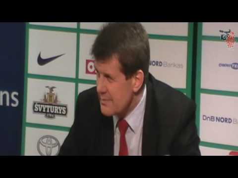 EUROBASKET.LT: Pirmojo LKF pusfinalio spaudos konferencija 2010 02 19