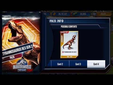TYRANNOSAURUS REX GEN 2 (PACK) - Jurassic World The game