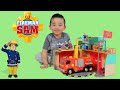Fireman Sam Fire Station Jupiter Fire Truck Engine Ckn Toys