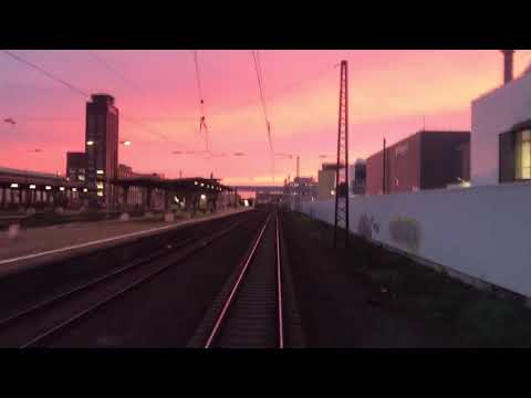 Führerstandsmitfahrt in den Sonnenaufgang