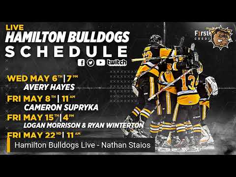 Hamilton Bulldogs Live - At Home Nathan Staios