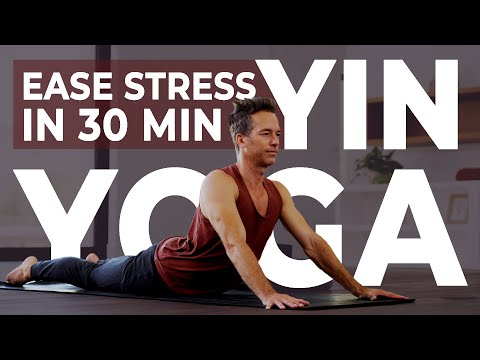 30 Min Yin Yoga to Ease Stress l Perfect for Lazy Days