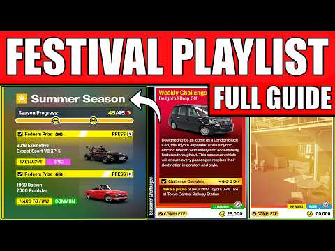 Guía de Desafíos de la Lista de Reproducción del Festival en Forza Horizon 6 – Serie 4 Verano