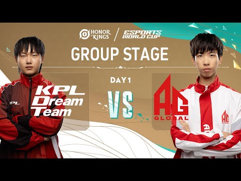 KPL Dream Team vs. All Gamers Global - HoK x EWC - Day 1 - Group Stage