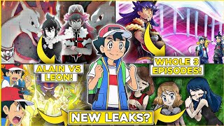 Pokemon Journeys New Updates🧐||Ep.117 To 135||Ash Vs Leon||May,Serena And Dawn Returning?||In Hindi