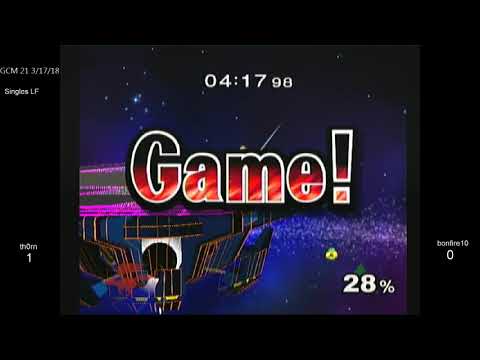 GCM 21 SSBM - th0rn (Falco) vs. bonfire10 (Sheik) - Melee LF