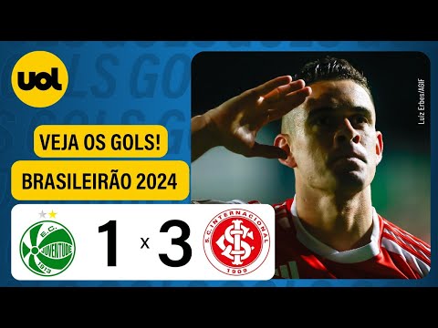 JUVENTUDE 1 X 3 INTERNACIONAL - CAMPEONATO BRASILEIRO 2024; VEJA OS GOLS!