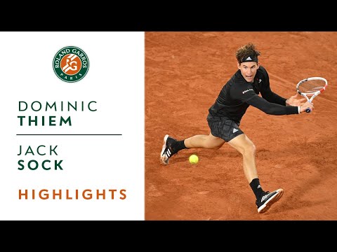 Dominic Thiem vs Jack Sock - Round 2 Highlights I Roland-Garros 2020