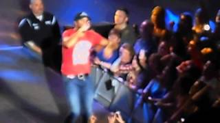 Luke Bryan Beer in the Headlights - Saratoga Springs, NY 8/17/14