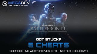 STAR WARS BATTLEFRONT II CHEATS: Godmode, No Overheat, Instant Cooldown, ... | Trainer by MegaDev