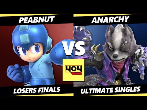 4o4 Weekly 35 LOSERS FINALS - Peabnut (Mega Man) Vs. Anarchy (Wolf) Smash Ultimate - SSBU