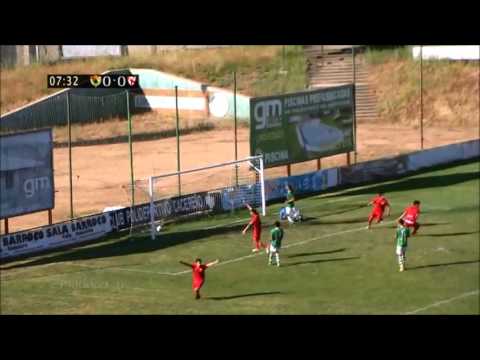 Gol de Bryan Rabello. CP Cacereño 0-1 Sevilla Atlético. @FChilenosenelM