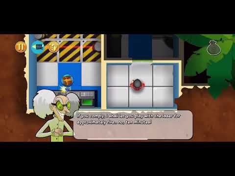 Robbery Bob: CHAPTER 3 - SECRET LABS Level 12 , 100% iOS/Android Walkthrough