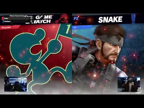 PURE Smash #46 WR2 - Isaac (Game and Watch) vs. Seabass (Snake)