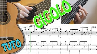 TUTO JUST A GIGOLO - GUITAR FINGERSTYLE - TABLATURE