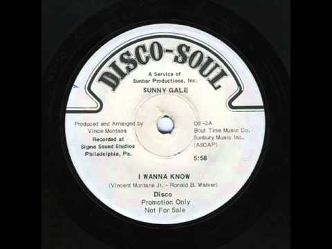 Sunny Gale - I Wanna Know - 1975