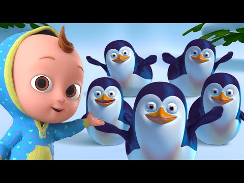 Five Little Penguins | Beep Beep Nursery Rhymes & Kids Songs