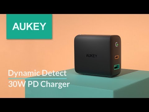 Išorinis Įkroviklis - Aukey PA-D2 36W Juoda video
