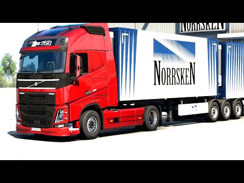 ETS 2 - The New Volvo FH Transporting Tomatoes from Gothenburg to Helsingborg