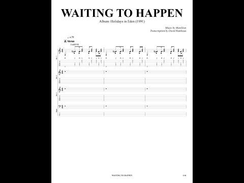 Waiting To Happen - Marillion